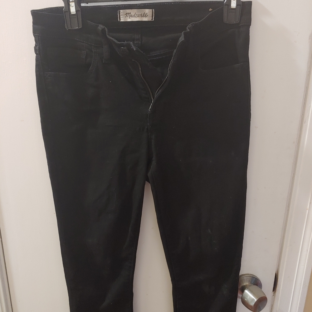 Madewell black skinny jeans size 26